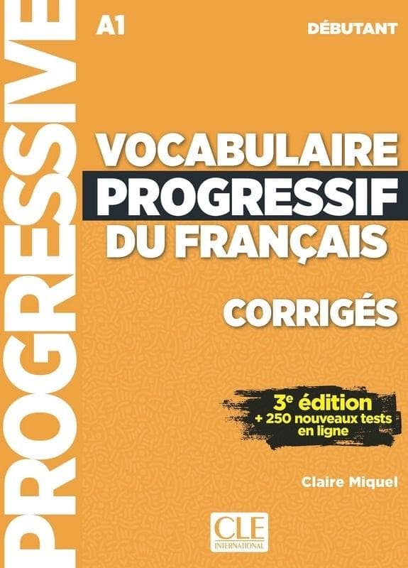 Podręcznik do języka francuskiego Vocabulaire progressif A1 z kluczem