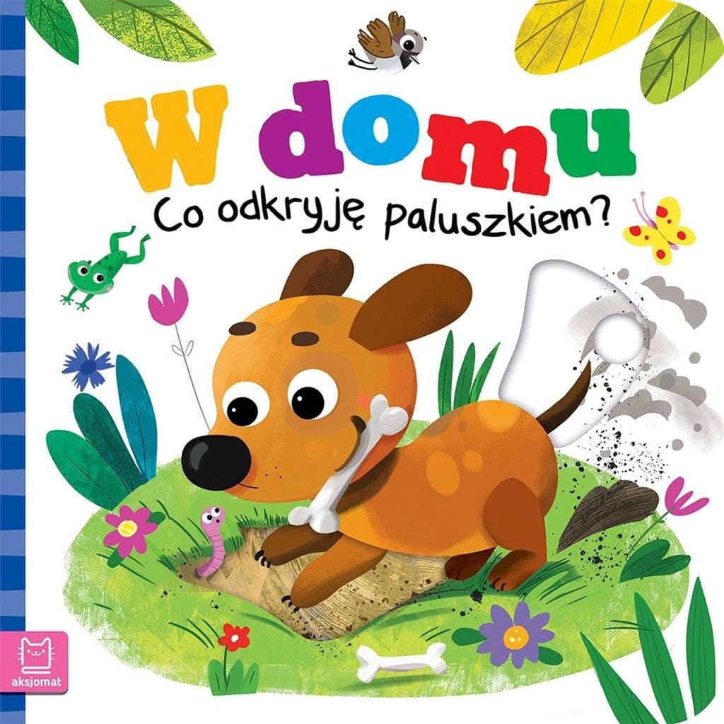 Książeczka dla dzieci interaktywna Co odkryję paluszkiem? Aksjomat