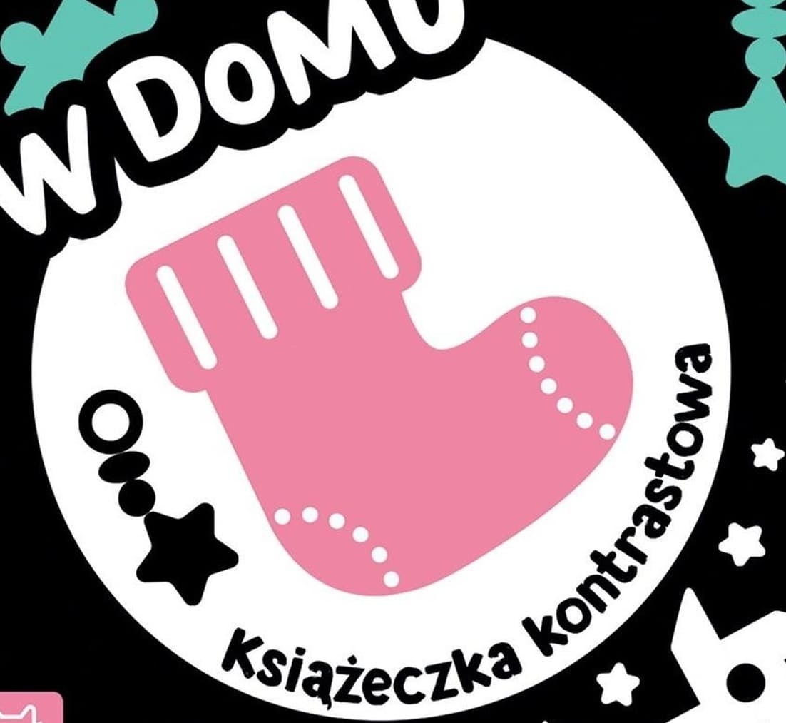 W domu. Książeczka kontrastowa dla niemowląt 14 stron