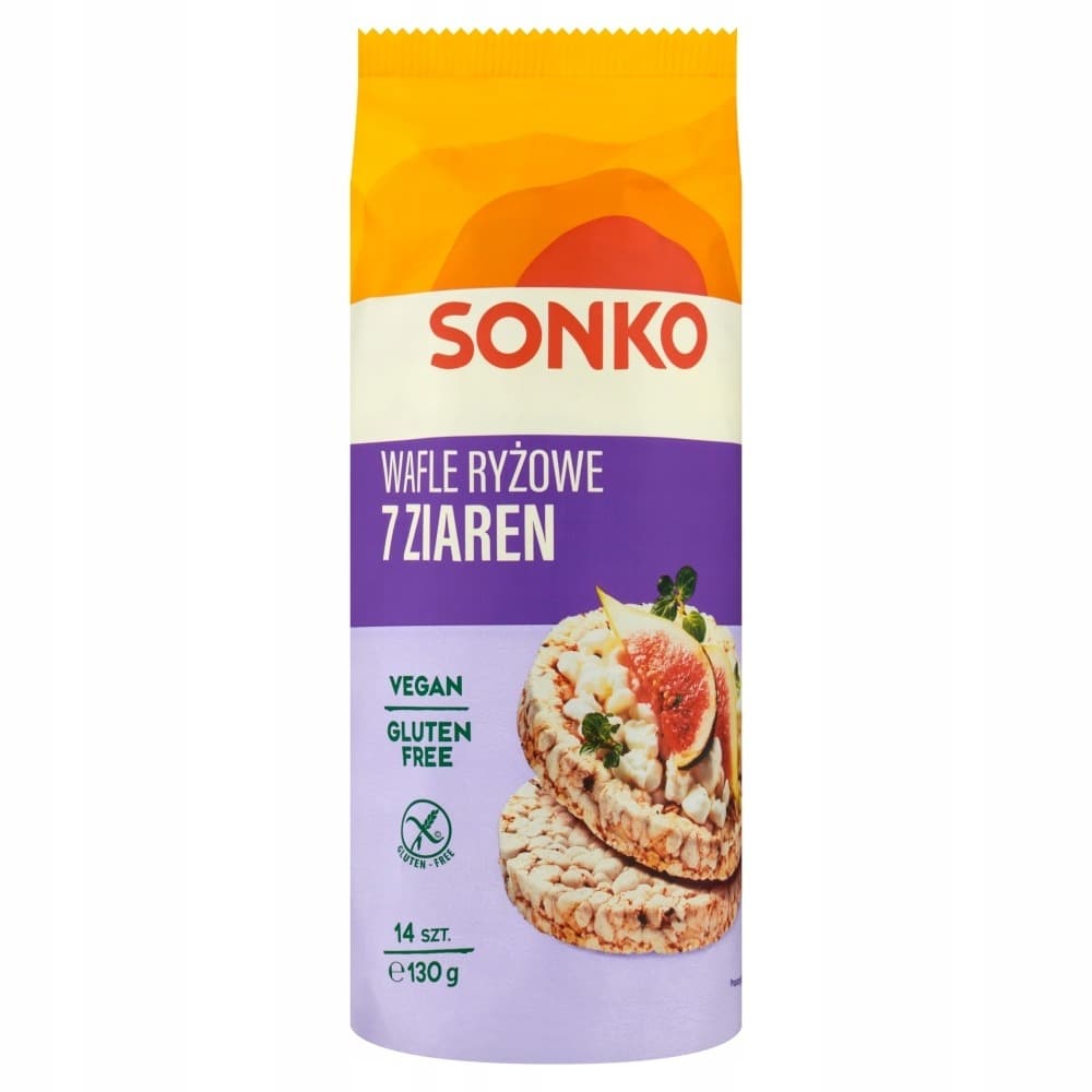 Sonko. Wafle ryżowe 7 ziaren 130 g.