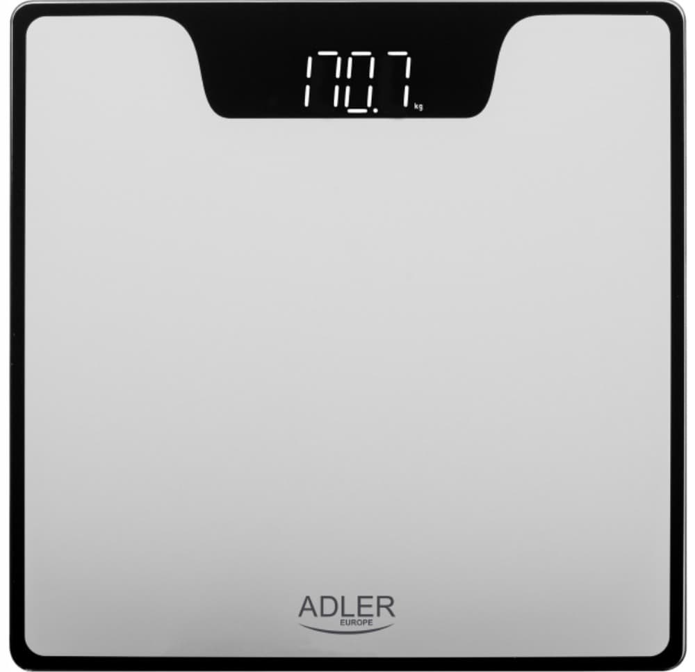 Adler Waga Łazienkowa AD 8174s Srebrna Udźwig 180 kg