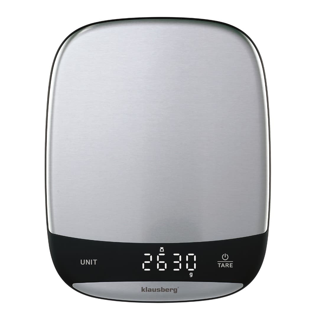 Waga kuchenna LED 10 kg dokładność 1 g ładowana USB-C