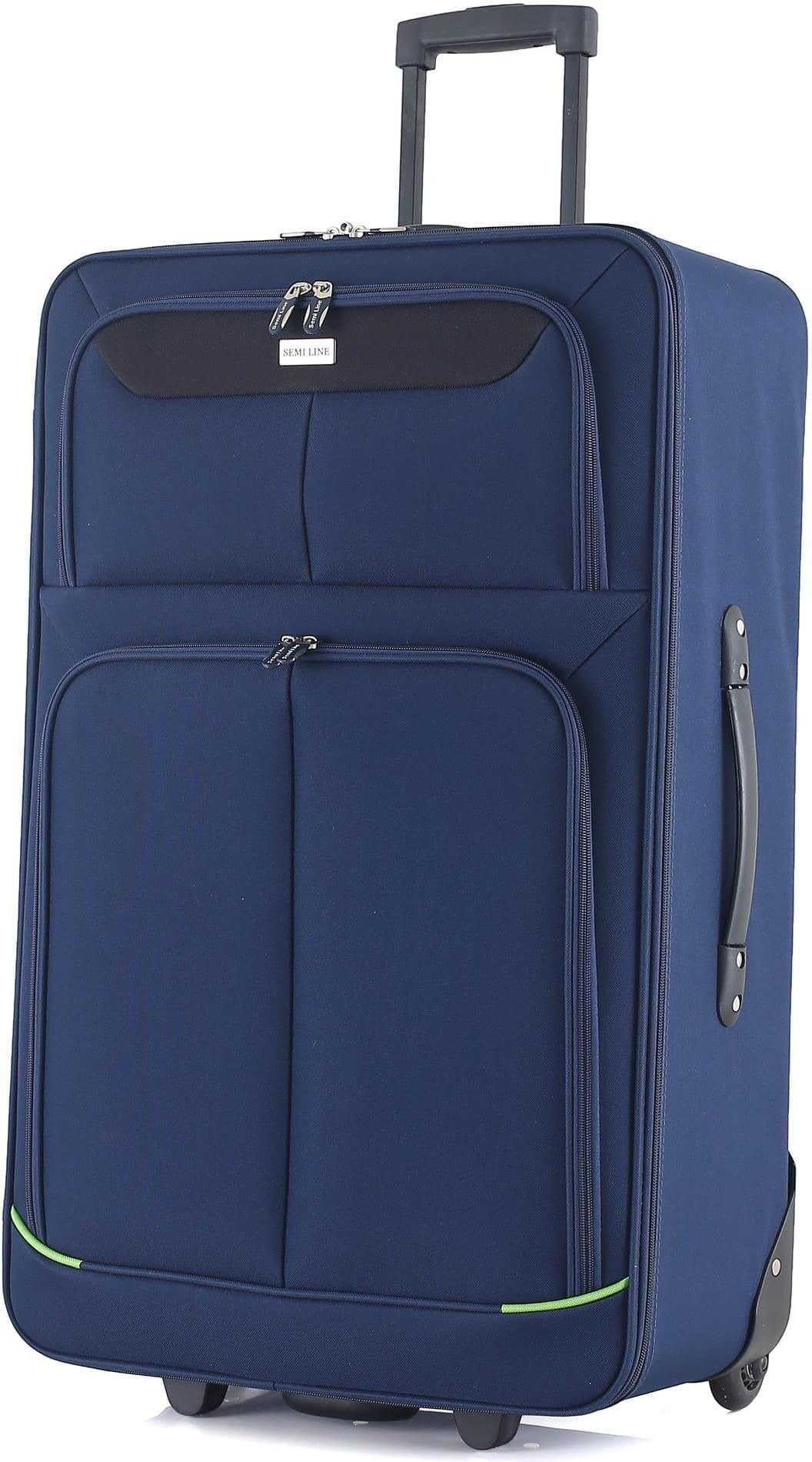 Walizka Semi Line T5755-3 - 70,5x45x23 cm granatowa