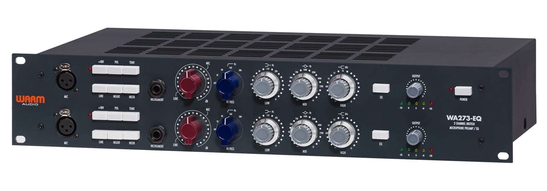 Warm Audio WA273-EQ - 2-kanałowy przedwzmacniacz mikrofonowy