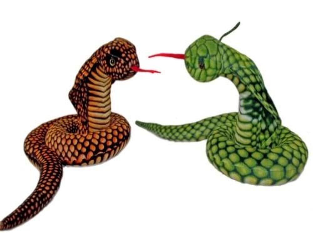 Wąż kobra zabawka 120 cm mix kolorów