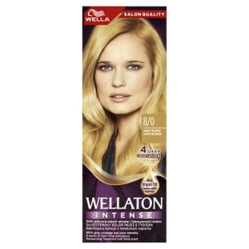 Wellaton Krem Koloryzujący do Włosów 8/0 Jasny Blond