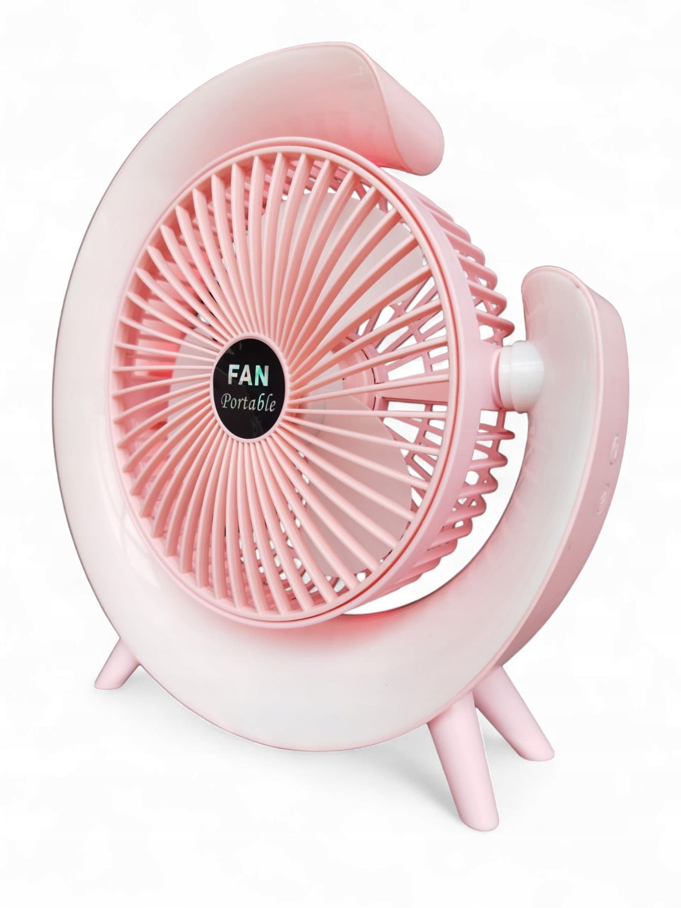 Wentylator Biurkowy 35W Różowy