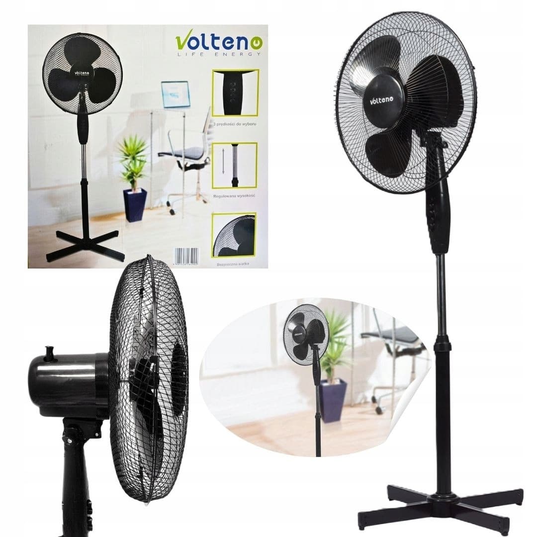 Wentylator podłogowy 40W - mocny i wydajny