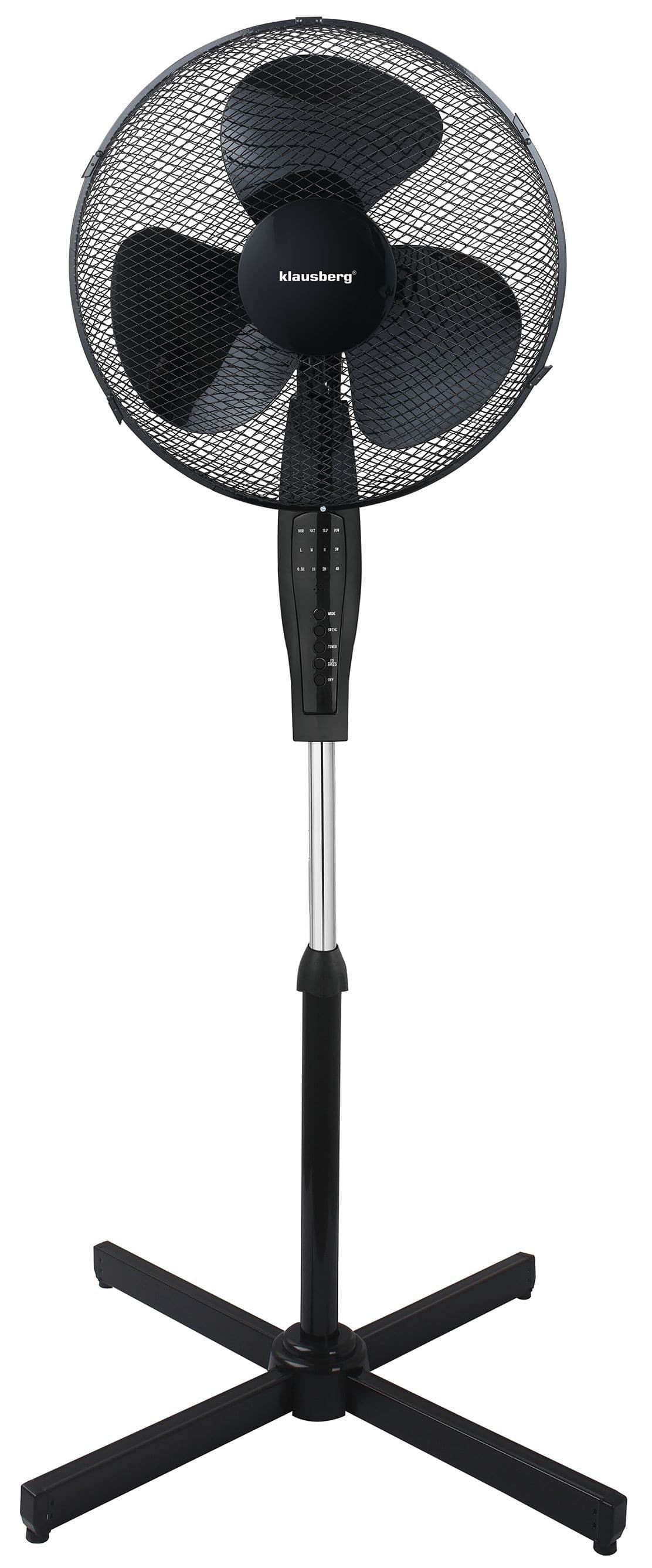 Wentylator stojący z pilotem i timerem 41 cm 50 W Klausberg