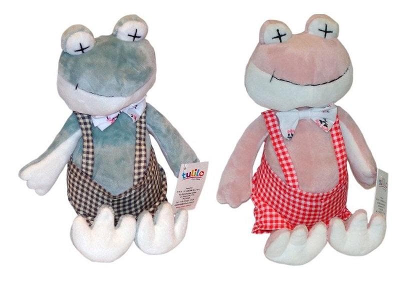 Maskotka pluszowa Wesoła żabka 23 cm mix kolorów