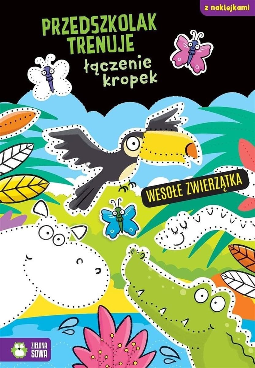 Wesołe Zwierzątka Przedszkolak Trenuje Łączenie Kropek - Przedszkolak Trenuje