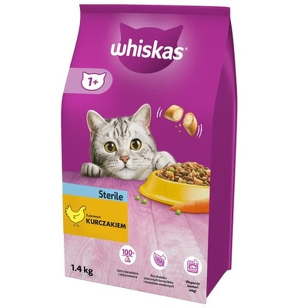 Whiskas Junior 2-12 miesięcy Sucha karma z kurczakiem 1,4 kg