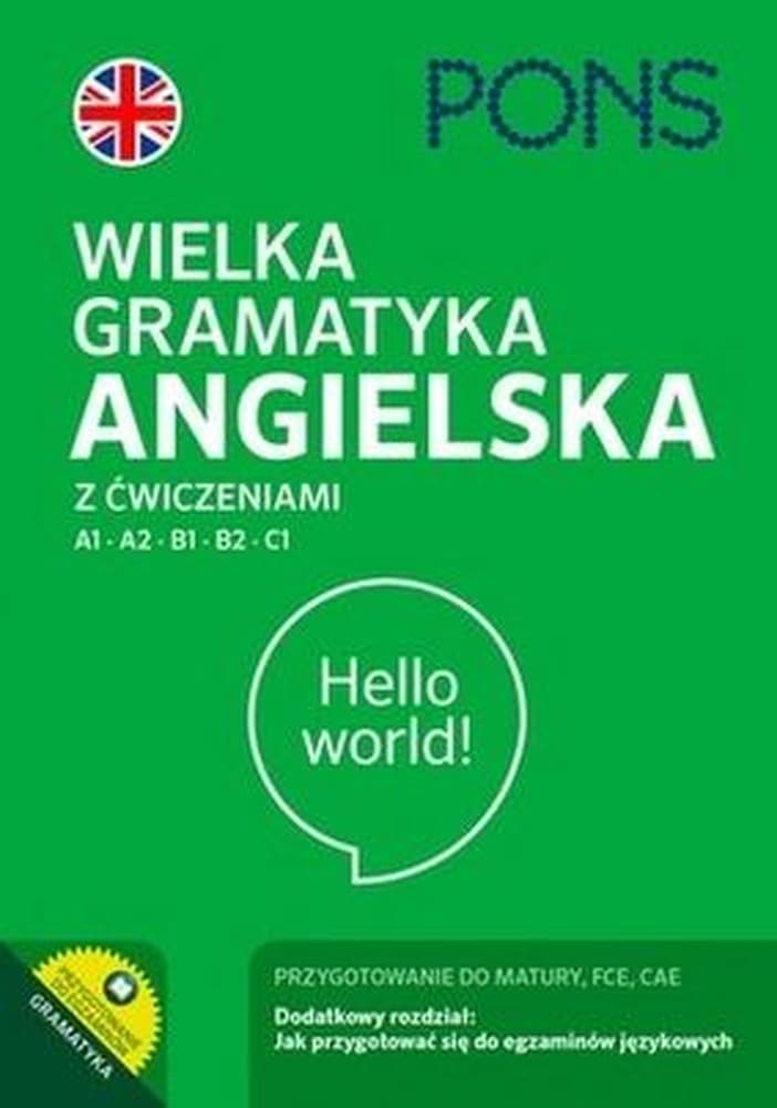 Wielka gramatyka angielska z ćwiczeniami A1-C1 wydanie 3 PONS