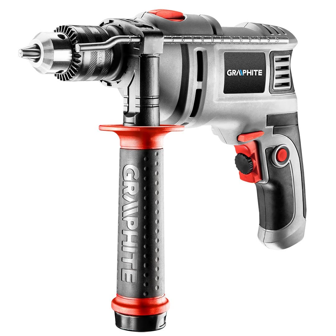 Wiertarka udarowa Graphite 550W uchwyt kluczykowy 13 mm walizka