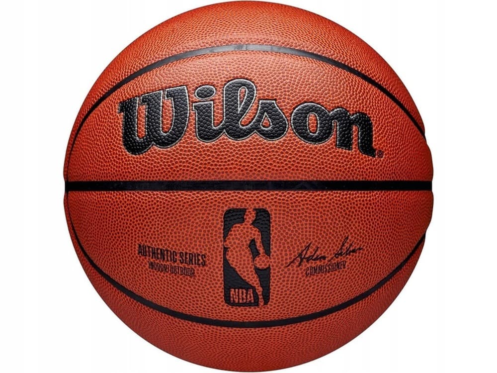 Wilson NBA Authentic Piłka do Koszykówki Brązowa Rozmiar 7