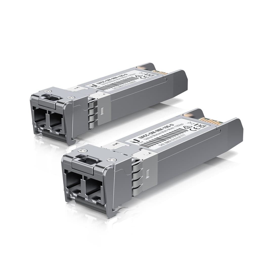 Ubiquiti UniFi Wkładka Optyczna SFP+ 10 Gbps Multi-Mode 20 sztuk