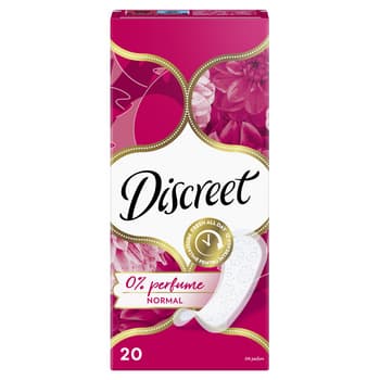 Wkładki higieniczne Discreet 0% Normal 20 sztuk