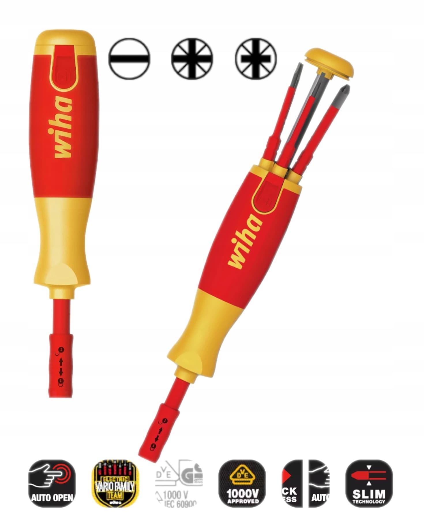 Wkrętak z magazynkiem bitów LiftUp Electric