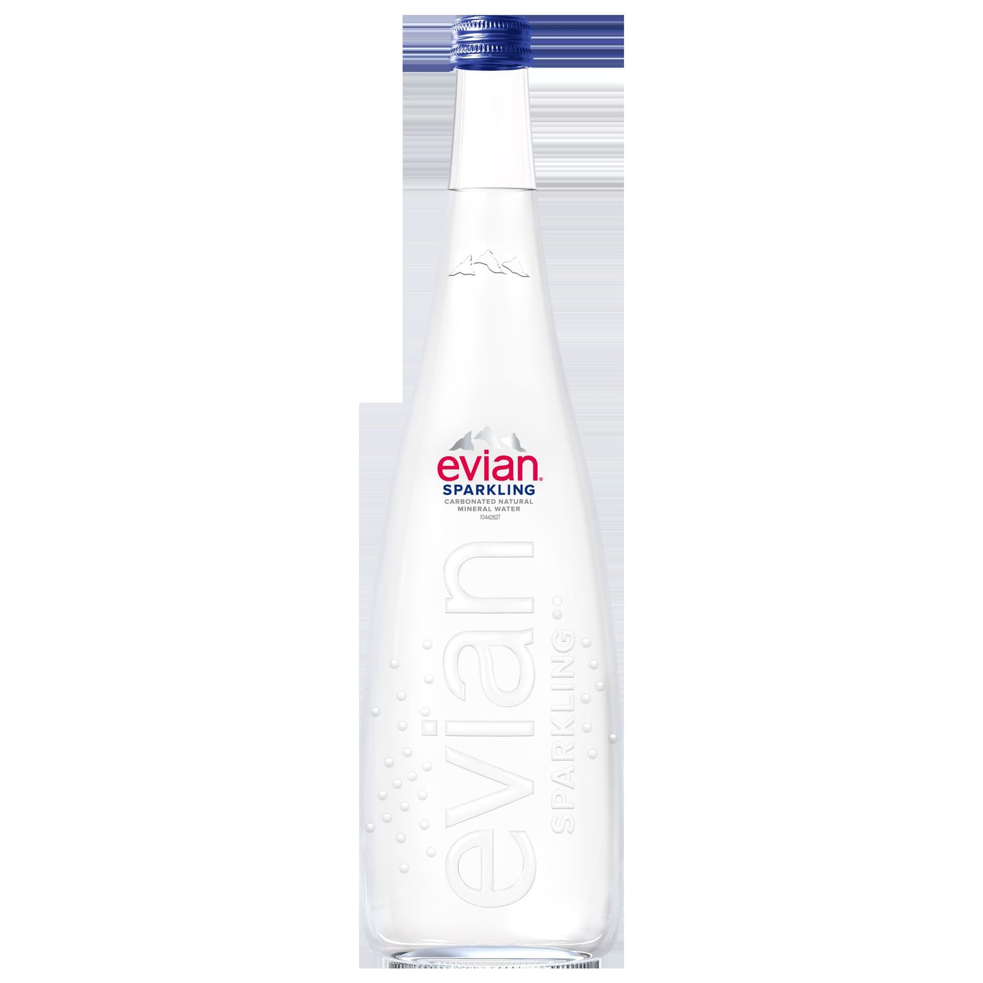 EVIAN naturalna woda mineralna gazowana szkło 750ml