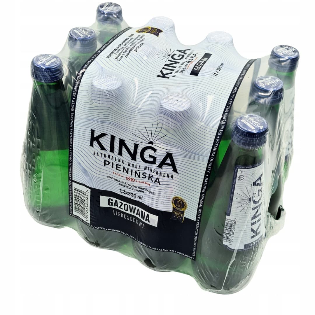 Woda Mineralna Kinga Pienińska 330ml gazowana