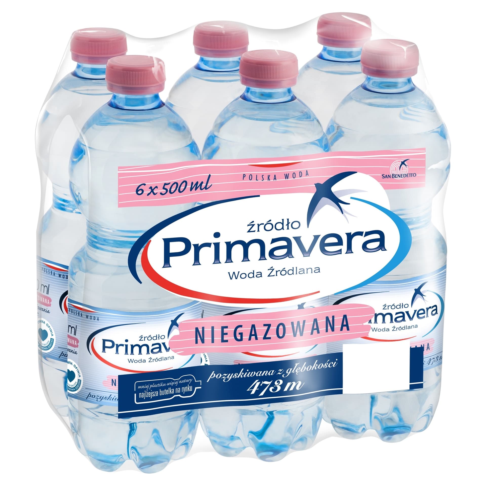 Primavera Aktywnie Woda źródlana niegazowana 650 ml