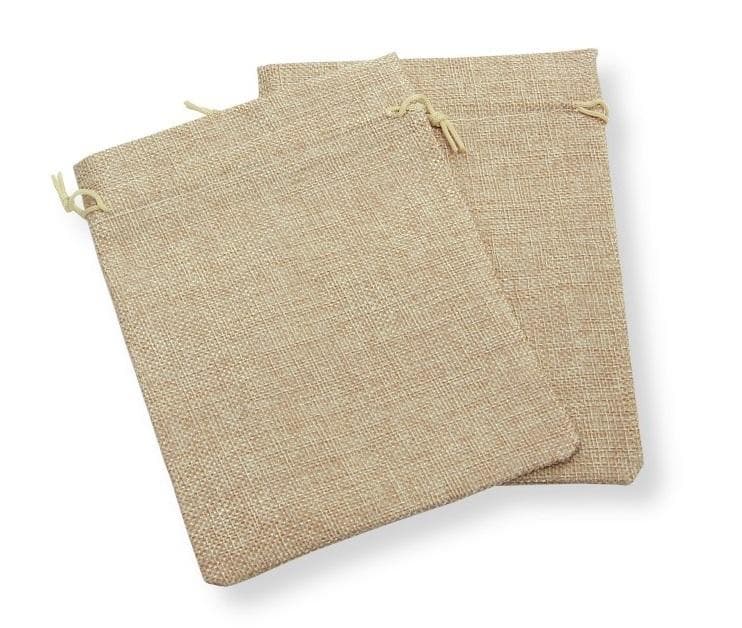 Woreczki jutowe ekologiczne 20 x 15 cm, 2 sztuki