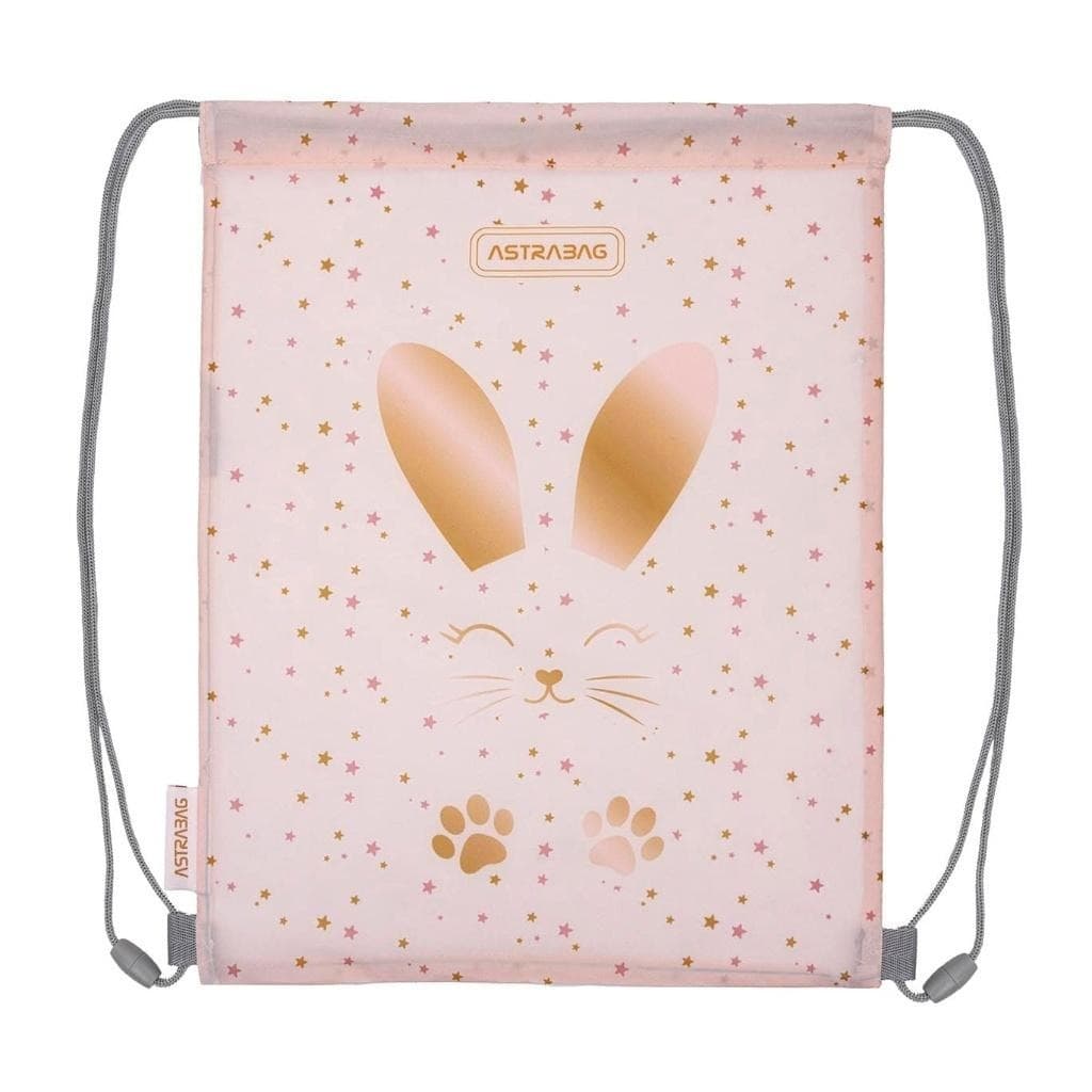 Worek na obuwie Astrabag Fluffy Bunny z miejscem na dane