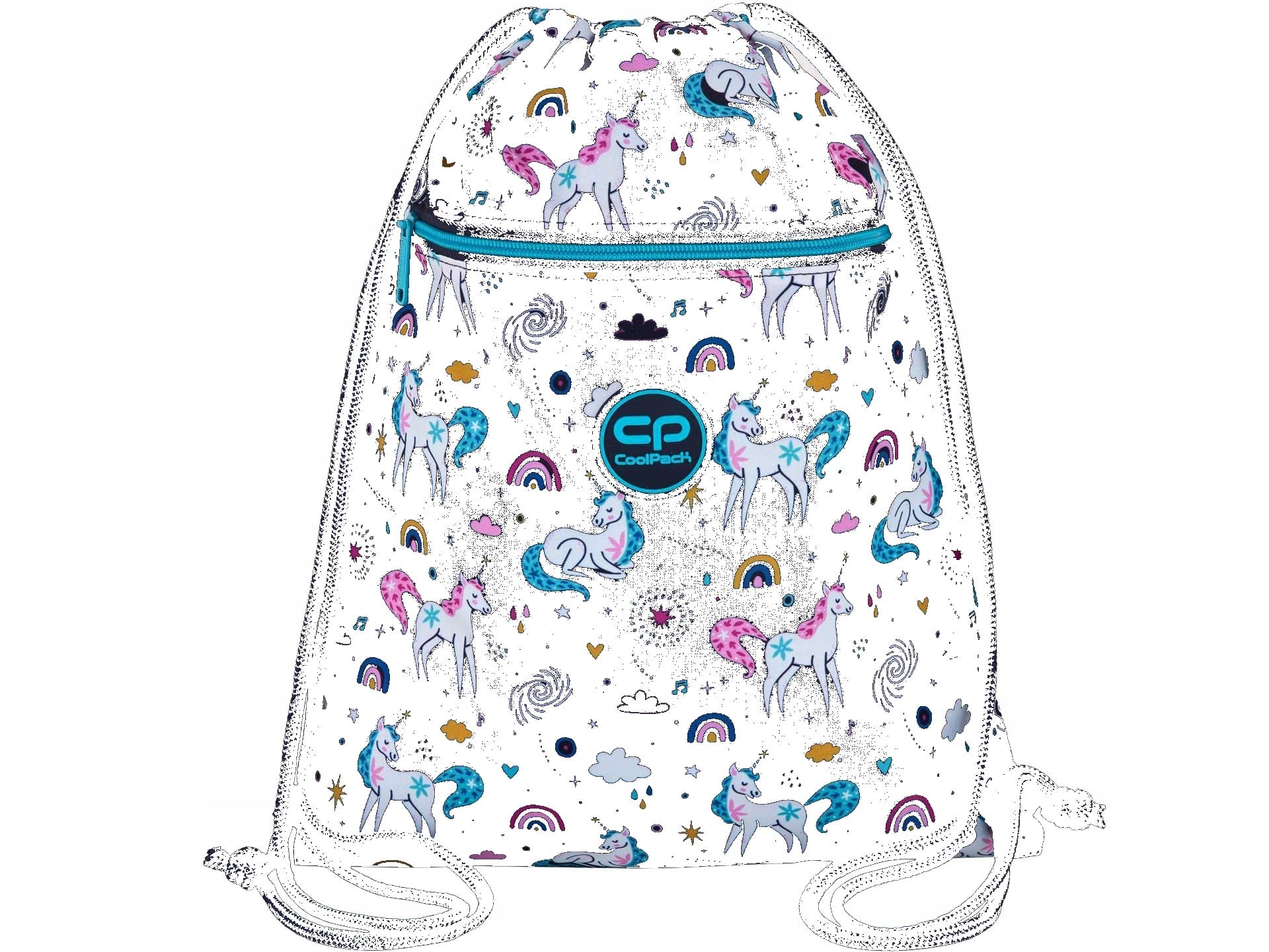 Worek na obuwie Unicorn czarny Coolpack