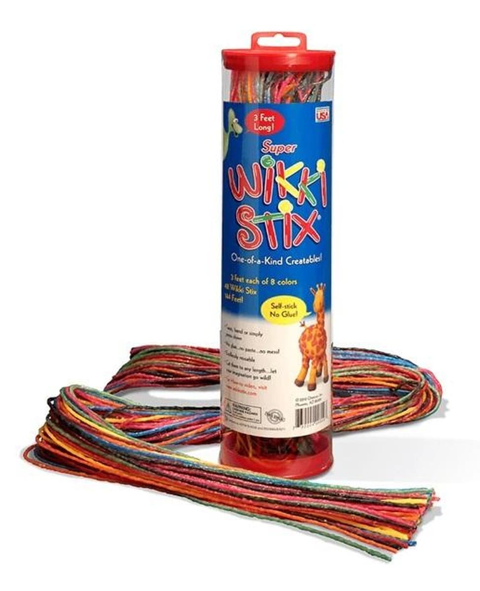 Woskowe sznureczki Wikki Stix super długie 48 sztuk