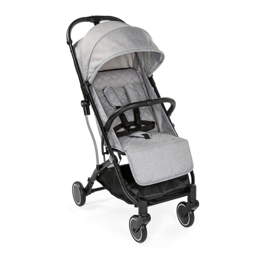 Trolley Me Lekki Wózek Spacerowy Chicco 1-osobowy Czarno-Szary