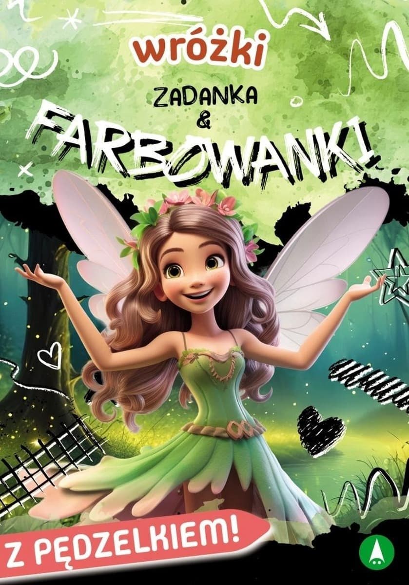 Wróżki Zadanka i Farbowanki - Książeczka edukacyjna dla dzieci