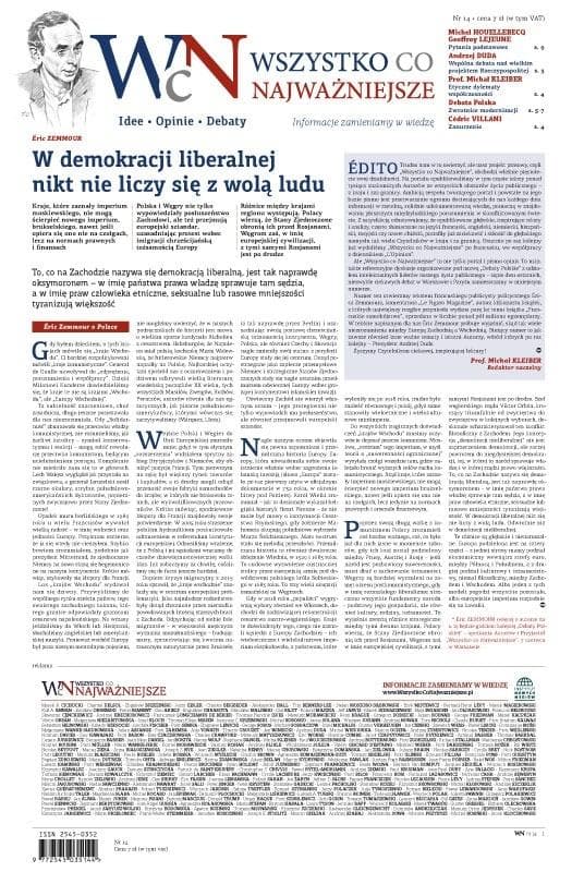 Wszystko, co Najważniejsze nr 14 - pismo idei i opinii