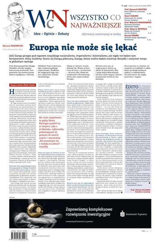 Wszystko, co Najważniejsze nr 42 - pismo idei i opinii