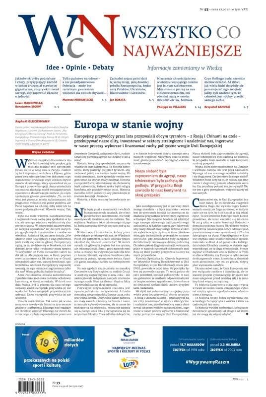 Wszystko, co Najważniejsze nr 53 - pismo idei i opinii
