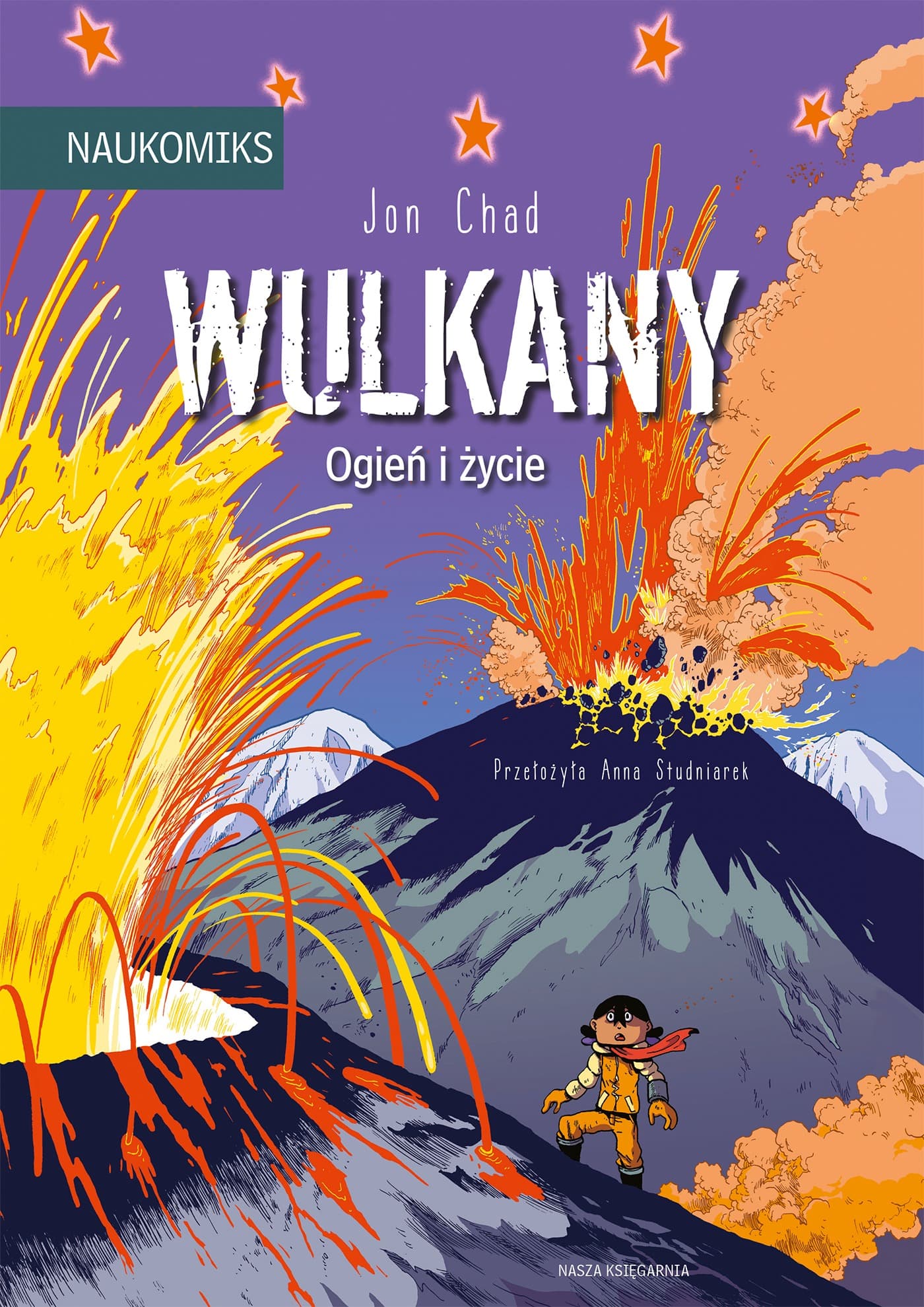 Wulkany. Ogień i życie. Naukomiks wyd. 2025