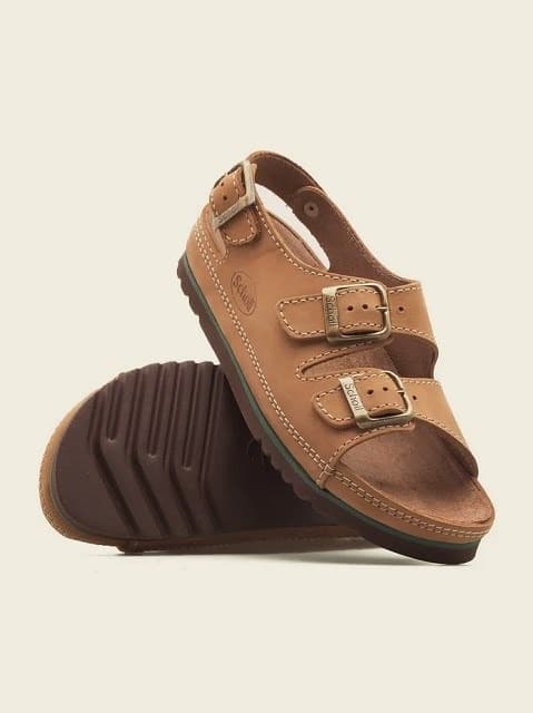 Sandały Scholl Air Bag Back Strap wygodne brązowe rozmiar 41