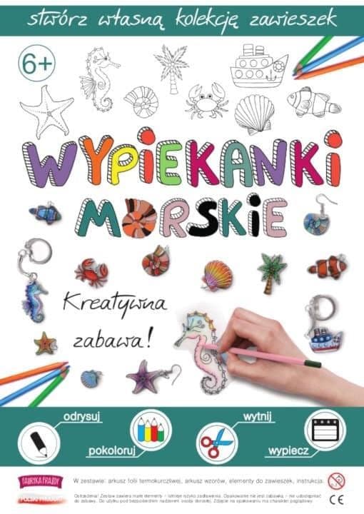 Fabryka Frajdy Wypiekanki Morskie: Zestaw kreatywny do tworzenia breloków i biżuterii