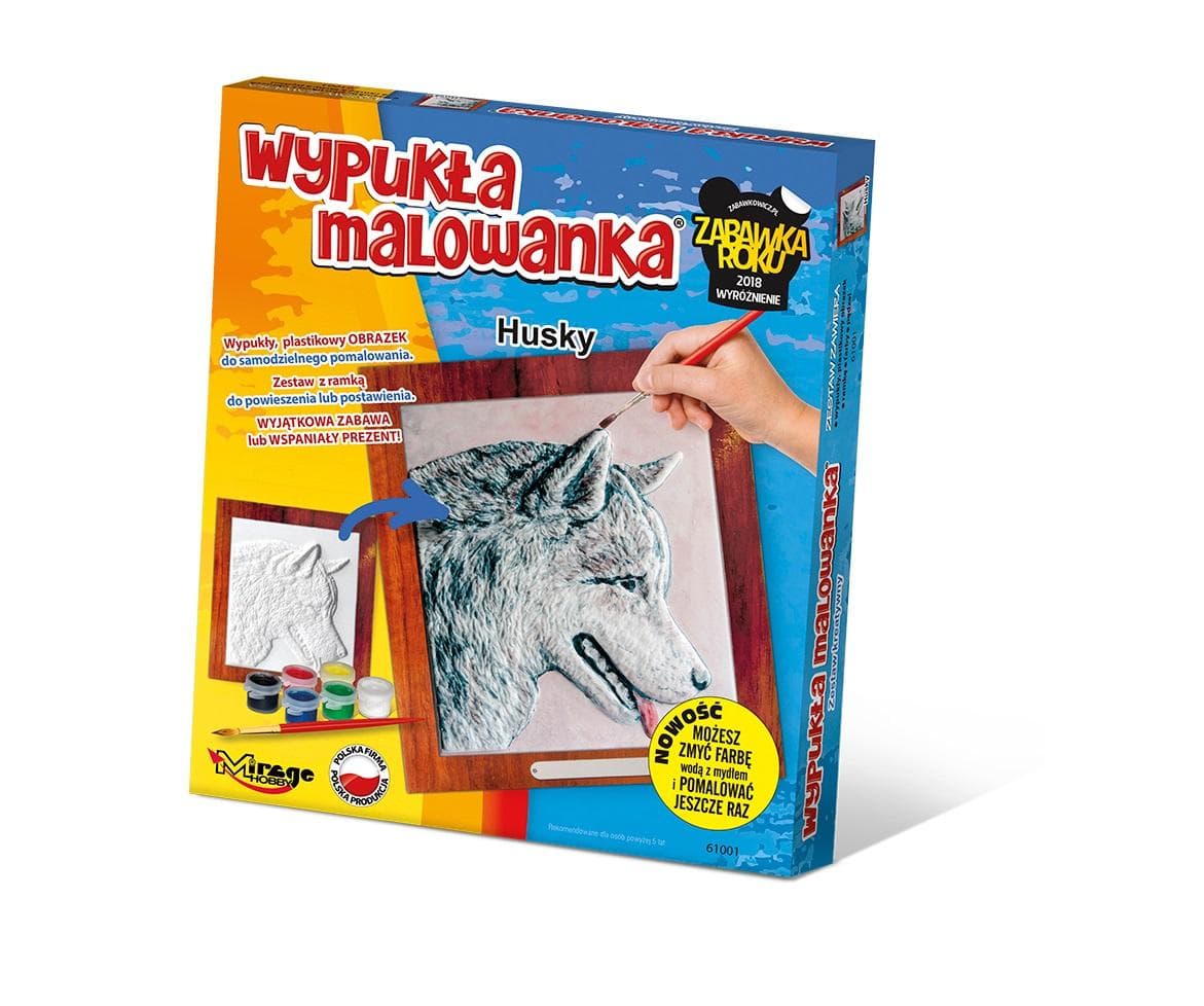 Wypukła Malowanka Ryś - Zestaw Kreatywny 3D