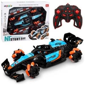 Samochód wyścigowy RC 4WD z funkcją obrotu 360° i efektem dymu 1:10 Leantoys