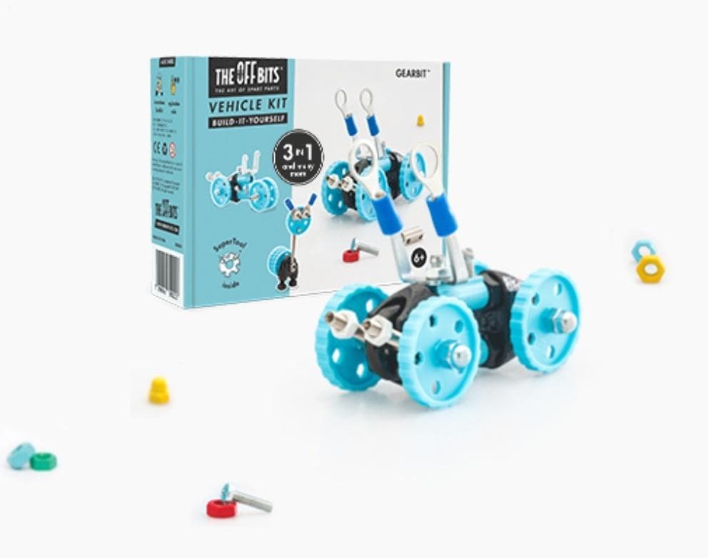 Zestaw robotów wyścigowych Gearbit z akcesoriami