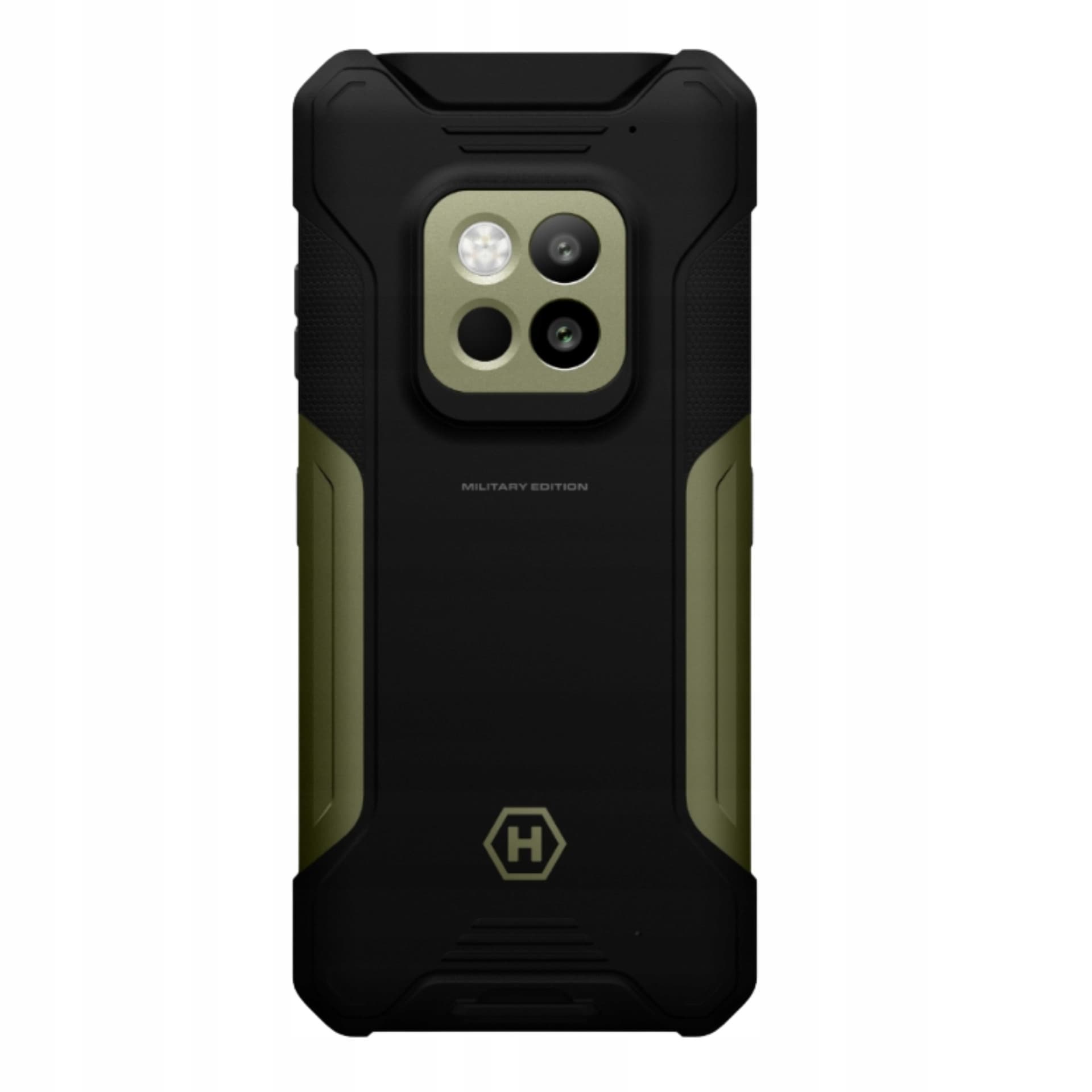 Wytrzymały smartfon Hammer Construction 2 Thermal 5G z Dual SIM, Android 14, 8 GB RAM i 256 GB pamięci, czarno-zielony