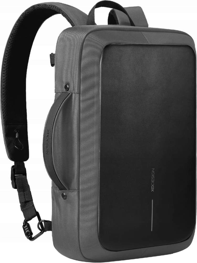 Plecack Antykradzieżowy XD Design Bobby Bizz 2.0 Szary na Laptop 16"