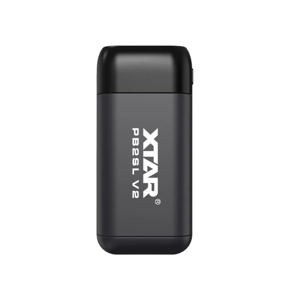 XTAR PB2SL V2 Ładowarka Power Bank do Akumulatorów Cylindrycznych Li-Ion 18650/20700/21700 Czarna