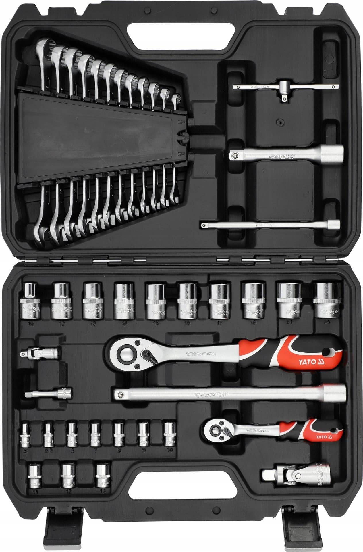 YATO Zestaw Kluczy Nasadowych 41el 1/2" / 1/4"