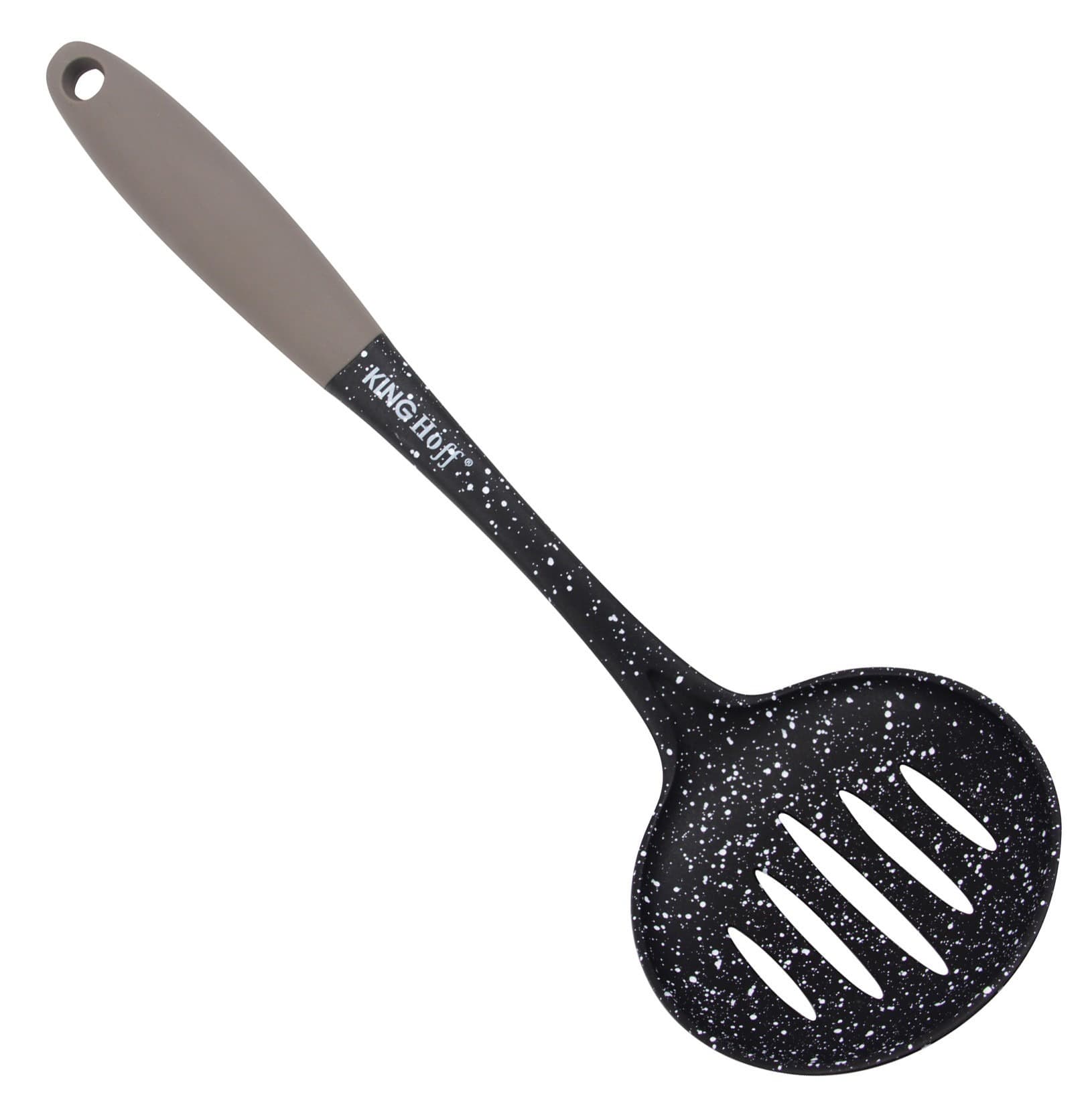 Łyżka cedzakowa z powłoką marmurkową 34 cm Kinghoff