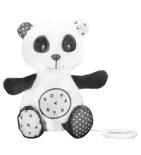Zabawka edukacyjna z pozytywką Panda Sauthon 25x12x6 cm