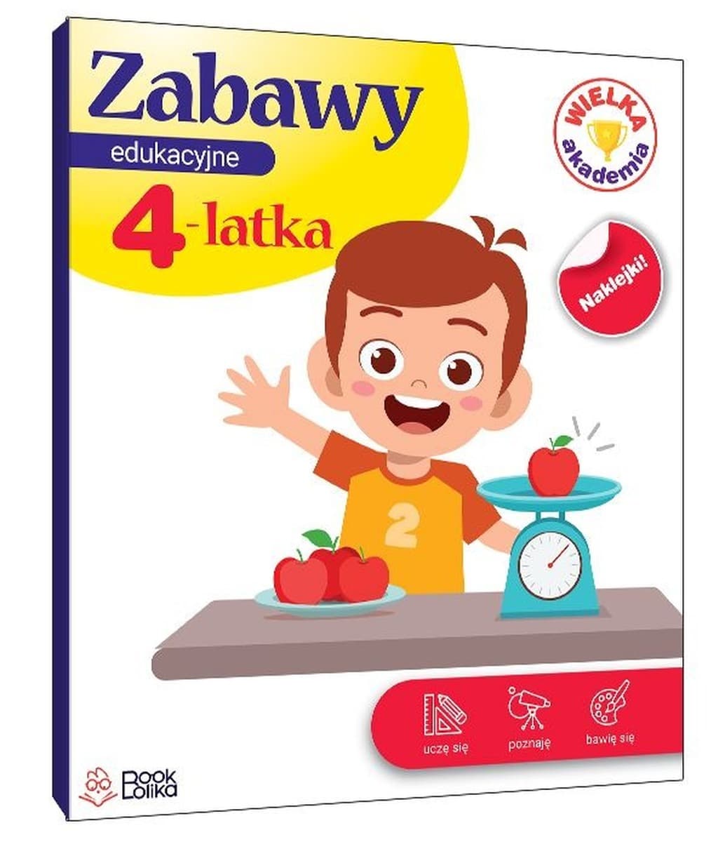 Zabawy Edukacyjne 4-latka Wielka Akademia - książka dla dzieci
