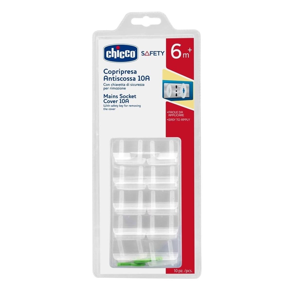 Zabezpieczenia Chicco dla dzieci do gniazdek 10 sztuk