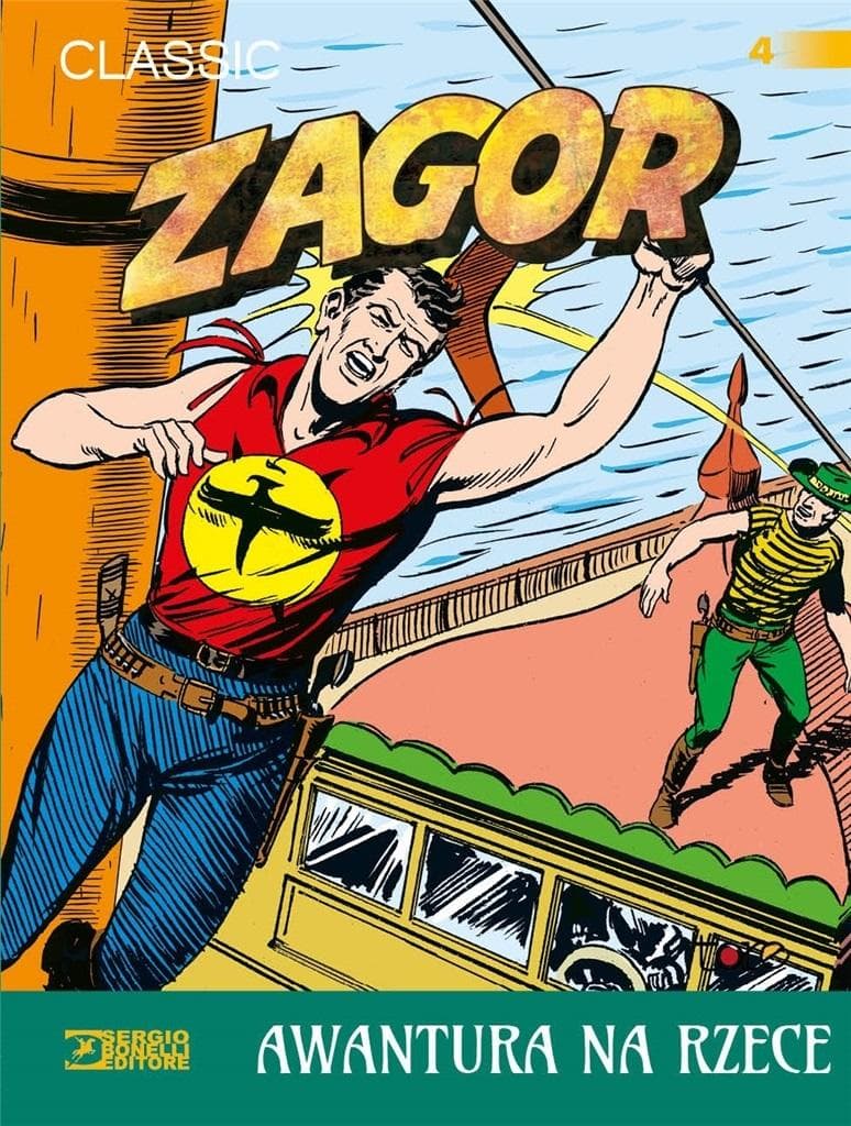 Zagor T.4 Awantura na rzece - Guido Nolitta, Gallieno Ferri