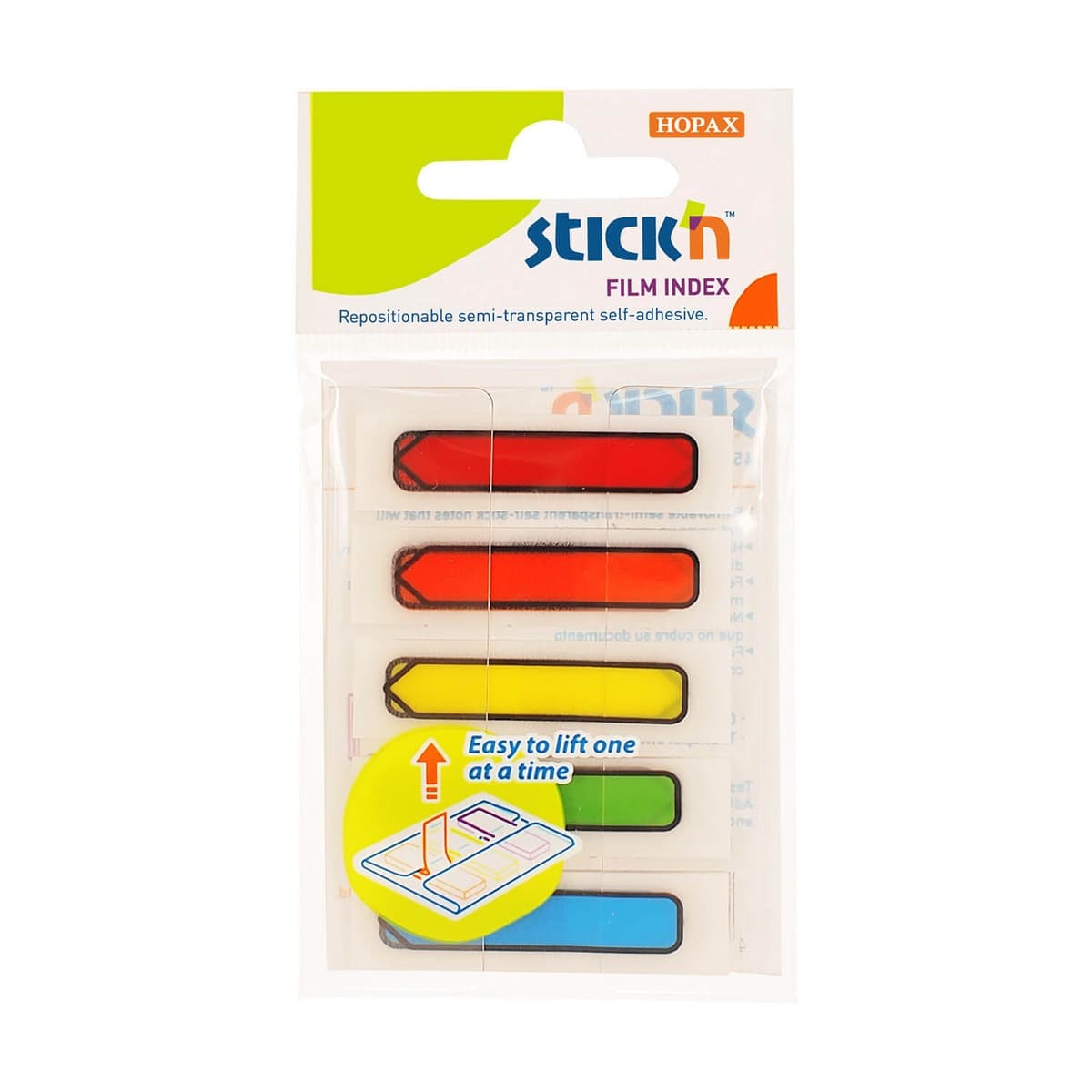 Stick'n Zakładki indeksujące strzałki 5 kolorów